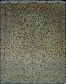  2,533,10 Tabriz Medallion (G.WASH) MAHMOUDIAN 237733 500. + . cream/beige